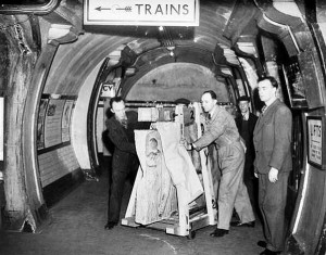 Parthenon Marbles being removed from the London Underground in 1948