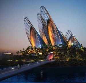 Artists impression of the Zayed National Museum in Abu Dhabi