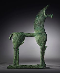 8th century BC bronze horse Sculpture owned by the descendants of art collectors Howard and Saretta Barnet